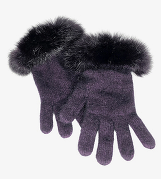 ZKO56 Koru Fur Trim Gloves